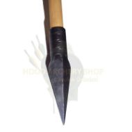Εικόνα της 14g Παραδοσιακό Μεσαιωνικό Κυνήγι Τόξου Τοξοβολία Broadhead Bodkin Arrow Head Point Χειροτεχνίας Ξύλινο Βέλος Χειροποίητο σφυρήλατο Iron Arowhead