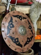 Picture of 23.6inches Leather Shield With Motif for Turkish Warrior Shield