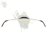 Bilde av 30-50 lbs Medieval Recurve Traditional Wooden Hunting Archery Bow with Epoxy Resin One-piece Longbow Bow Outdoor Shooting Hunger Games