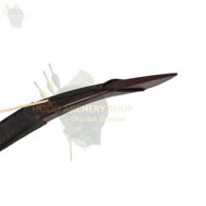 30-50 lbs Medieval Recurve Traditional Wooden Hunting Archery Bow with Epoxy Resin One-piece Longbow Bow Outdoor Shooting Hunger Games の画像