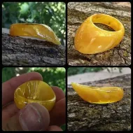 Picture of Amber-Horn Archery Thumb Ring Traditional Medieval Archery Thumb Finger Ring Crafting Hunting Target Archery Thumb Ring Finger Protector