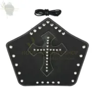 Imagen de Armadura de tiro con arco Caballero templario medieval Caza tradicional Tiro con arco Brazales de cuero Armadura Protector de brazo con cordones para tiro con arco recurvo de arco largo