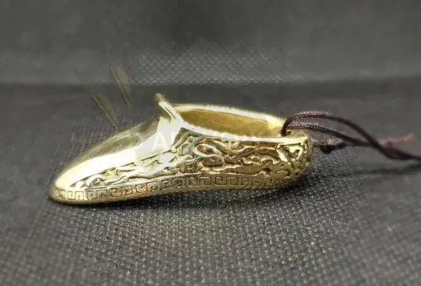 Bild von Bogenschießen Daumenring Traditionell Mittelalter Bogenschießen Daumen Fingerring Messing Basteln Handgelenk Jagd Ziel Bogenschießen Daumenring Fingerschutz