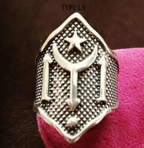 Picture of Ertugrul Archery Thumbring 925 Silver Traditional Medieval Archery Thumb Finger Ring Crafting Wrist Hunting Horse