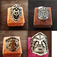 Picture of Ertugrul Archery Thumbring 925 Silver Traditional Medieval Archery Thumb Finger Ring Crafting Wrist Hunting Horse