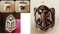 Picture of Ertugrul Archery Thumbring 925 Silver Traditional Medieval Archery Thumb Finger Ring Crafting Wrist Hunting Horse