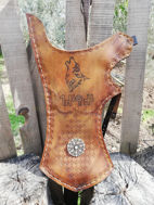 Изображение Колчан Эртугрула Османский конный кожаный набедренный колчан для стрельбы из лука Пояс Тиркес Колчан, средневековая фэнтези