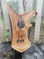 Picture of Ertugrul Quiver Ottoman Horseback Archery Leather Hip Quiver Tirkes Belt Quiver, Medieval Fantasy