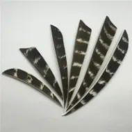 Picture of Floral Black Archery Hunting Arrow Turkey Feather 50 pcs 3inches 4inches 5inches