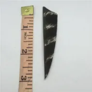 Picture of Floral Black Archery Hunting Arrow Turkey Feather 50 pcs 3inches 4inches 5inches