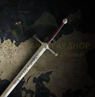 Obrazek Gra o tron ​​nożyk do listów miniaturowy miecz lodowy Ned Eddard Stark 8 cali
