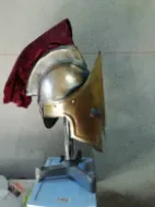 Kép Görög sisak Görög 300 Spartan Sisak Középkori sisak Ókori Görögország páncélsisak Larp sisak Cosplay sisak Görögország antik páncélmaszk