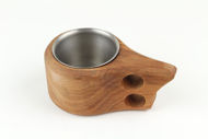 Изображение Кубок Кукса, деревянная посуда для кемпинга, бушкрафта, чаша Гукси для выживания в лесу, скандинавская деревянная чашка, подарок для него, для викингов