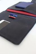 Εικόνα της Leather Portfolio A5 Business Organizer με Junior Legal Notepad Ipad mini, γνήσιο δέρμα Crazy Horse