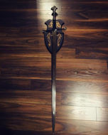 Obrazek Władca pierścieni Anduril miecz z runami króla Elessara Aragorna Cosplay 52 cale