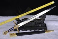 Imagem de Cosplay de faca de espada templária maçônica medieval