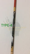 Picture of Wooden Painted Archery Arrow For Recurve Longbow Hunting Archery Bow Shoot with Turkey Feather