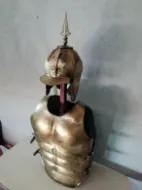 Bild von Spartanisch-römisches Muskelpanzer-Kostüm aus Stahl für Cosplay und Ausstellung
