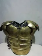 Bild von Spartanisch-römisches Muskelpanzer-Kostüm aus Stahl für Cosplay und Ausstellung
