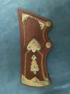 Picture of ترک کوئور سیٹ ہرمیٹیج میوزیم جیسا کہ روایتی نقش عثمانی ہارس بیک تیر اندازی چرمی ہپ کوئور ٹرک نائٹ بیلٹ