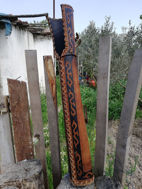 Picture of Turkish Quiver with Traditional Motifs Ottoman Gokturk Horseback Archery Leather Back and Hip Quiver Tirkes With