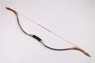 Picture of Wooden Laminated Recurve Horse Bow for Medieval Traditional Archery Longbow Nomad Hunting Archery Mongolian Horse Bow Target Archery