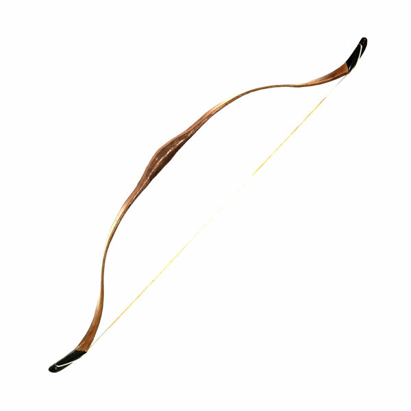 Picture of Wooden Turkish Recurve Bow Traditional Medieval Ottoman Composite Bow Laminated Horse Archery Bow for Target Archery Or Hunting Archery