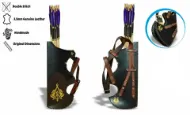 Picture of Turkish Quiver with Traditional Motifs Ottoman Horseback Archery Leather Hip Quiver Tirkes Medieval Knight Belt Quiver