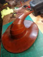 Gambar Topi Wizard Kulit Asli
