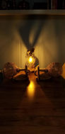Wooden Natural Sconce Wall Lamp Light Wood Night Lamp For Bedroom Wall. ürün görseli