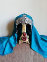 Resurrection Ertugrul Turkish Woman Headdress Costume Ottoman Headdress Folkloric Hat. ürün görseli