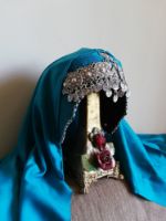 Resurrection Ertugrul Turkish Woman Headdress Costume Ottoman Headdress Folkloric Hat. ürün görseli