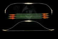 Picture of Turkish Bow Laminated Wooden Ottoman Bow Traditional Horse Bow Recurve Bow Mounted Archery Bow Target Archery Short Bow Clout Archery 20 - 100 pound