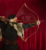 Picture of Turkish Bow Laminated Wooden Ottoman Bow Traditional Horse Bow Recurve Bow Mounted Archery Bow Target Archery Short Bow Clout Archery 20 - 100 pound