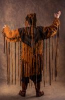 Shaman Dress Clothing Costume Accessories Drum Set Shamanic Healing Ceremonie Larp Costume. ürün görseli