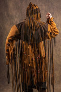 Shaman Dress Clothing Costume Accessories Drum Set Shamanic Healing Ceremonie Larp Costume. ürün görseli