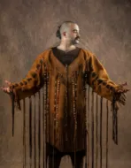 Picture of Shaman Dress Clothing Costume Accessories Drum Set Shamanic Healing Ceremonie Larp Costume