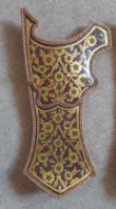 Picture of Ottoman Quiver Set like Stockholm museum other type  with Traditional Motifs Ottoman Horseback Archery Leather Hip Quiver Tirkes Knight Belt