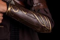 Legolas Elven Bracers Lord of the rings cosplay leather bracers vambrace. ürün görseli
