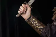 Billede af Legolas Elven Bracers Ringenes Herre cosplay læder bracers vambrace