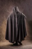 Afbeeldingen van Middeleeuwse Elven mantel Lord of the Rings Cosplay kostuum capuchon mantel