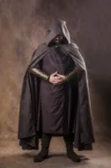 Afbeeldingen van Middeleeuwse Elven mantel Lord of the Rings Cosplay kostuum capuchon mantel