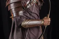 Bild på Legolas Elven Pauldrons Shoulder Armor Sagan om ringen cosplay läderrustning