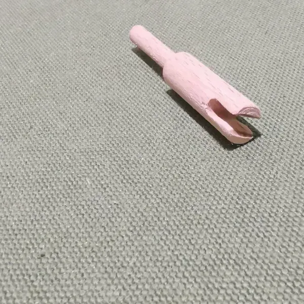 Kép Bamboo Shaft Fa Self Nock Fa Arrow Nock cél íjászat szerelt íjászat