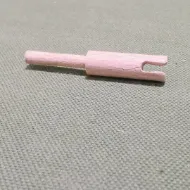 Kép Bamboo Shaft Fa Self Nock Fa Arrow Nock cél íjászat szerelt íjászat