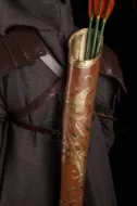 Picture of Lord Of The Rings Legolas-Inspired Lothlórien Leather Back Quiver