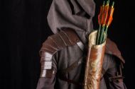Picture of Lord Of The Rings Legolas-Inspired Lothlórien Leather Back Quiver