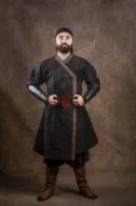 Bild von Kaftan-Kleid, Kostüm, mittelalterliche Robe, Kaftan, Seidenroben und Kimonos, osmanisches Herrenkleid, Kaftan-Hemd