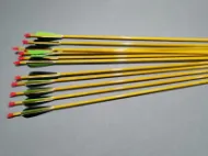 Kép Carbon Arrow Íjászat Személyre szabott nyíl Bambusz mintázat: Recurve Bow Compund Bow Longbow Középkori hagyományos oszmán vadászlövés bordó természetes pulykatollal