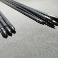 Kép Carbon Arrow Íjászat Személyre szabott nyíl Recurve Bow Compund Íj Hosszúíj Középkori Hagyományos Oszmán Vadászlövés Zöld Természetes Pulykatollal